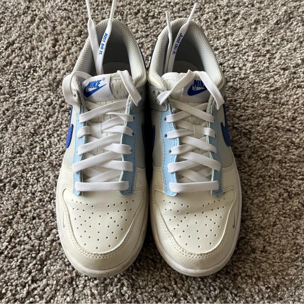 Nike Kids Shoes White and Blue